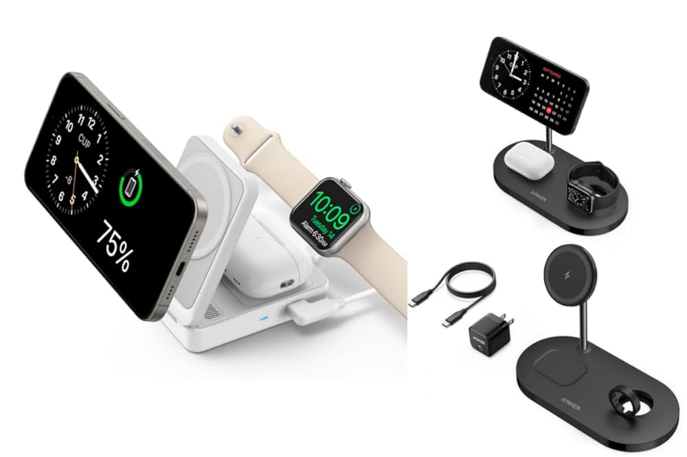 スマホアクセサリー ANKER 3-in-1 Wireless Charging Station Amazon.com: Anker MagSafe Charger Stand,Anker 3-in-1 Cube